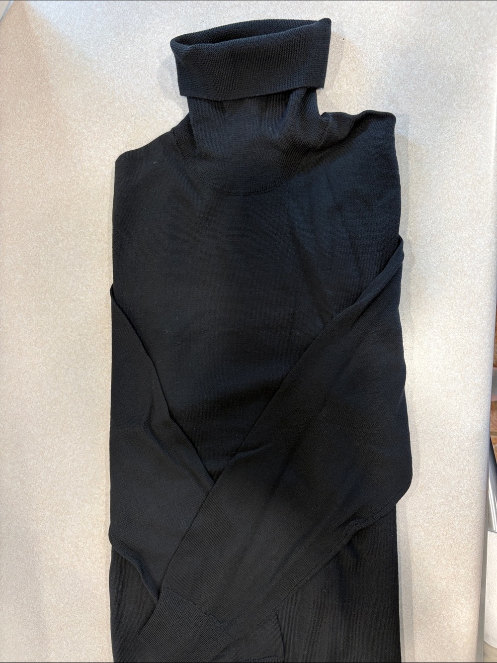 Brooks Brothers Black Mens Turtleneck Sweater